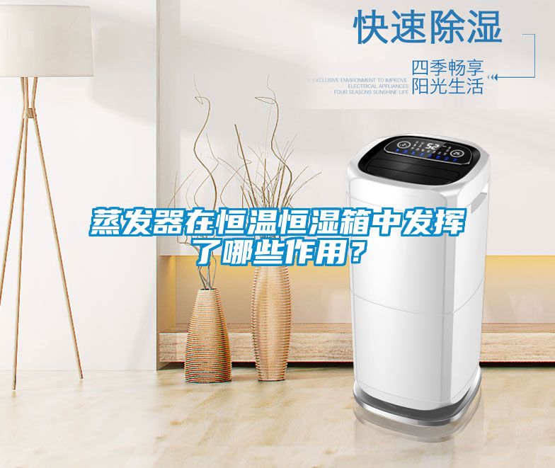 蒸發(fā)器在恒溫恒濕箱中發(fā)揮了哪些作用？