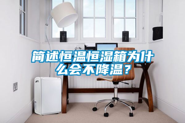 簡(jiǎn)述恒溫恒濕箱為什么會(huì)不降溫？