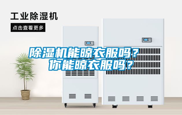 除濕機(jī)能晾衣服嗎？ 你能晾衣服嗎？