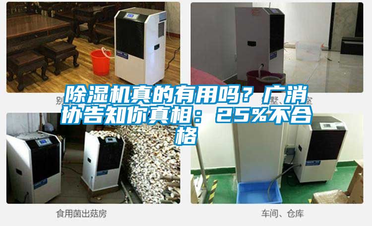 除濕機(jī)真的有用嗎？廣消協(xié)告知你真相：25%不合格