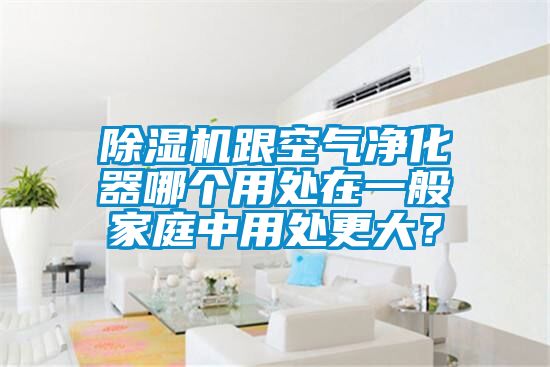 除濕機(jī)跟空氣凈化器哪個(gè)用處在一般家庭中用處更大？