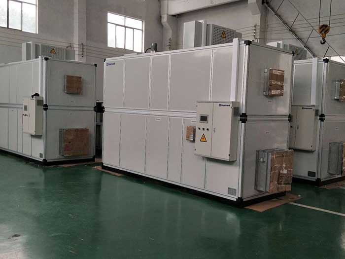 濟(jì)南銘威化工鋰電池鈷酸鋰零下40℃露點(diǎn)，三臺(tái)全新風(fēng)轉(zhuǎn)輪除濕機(jī)組